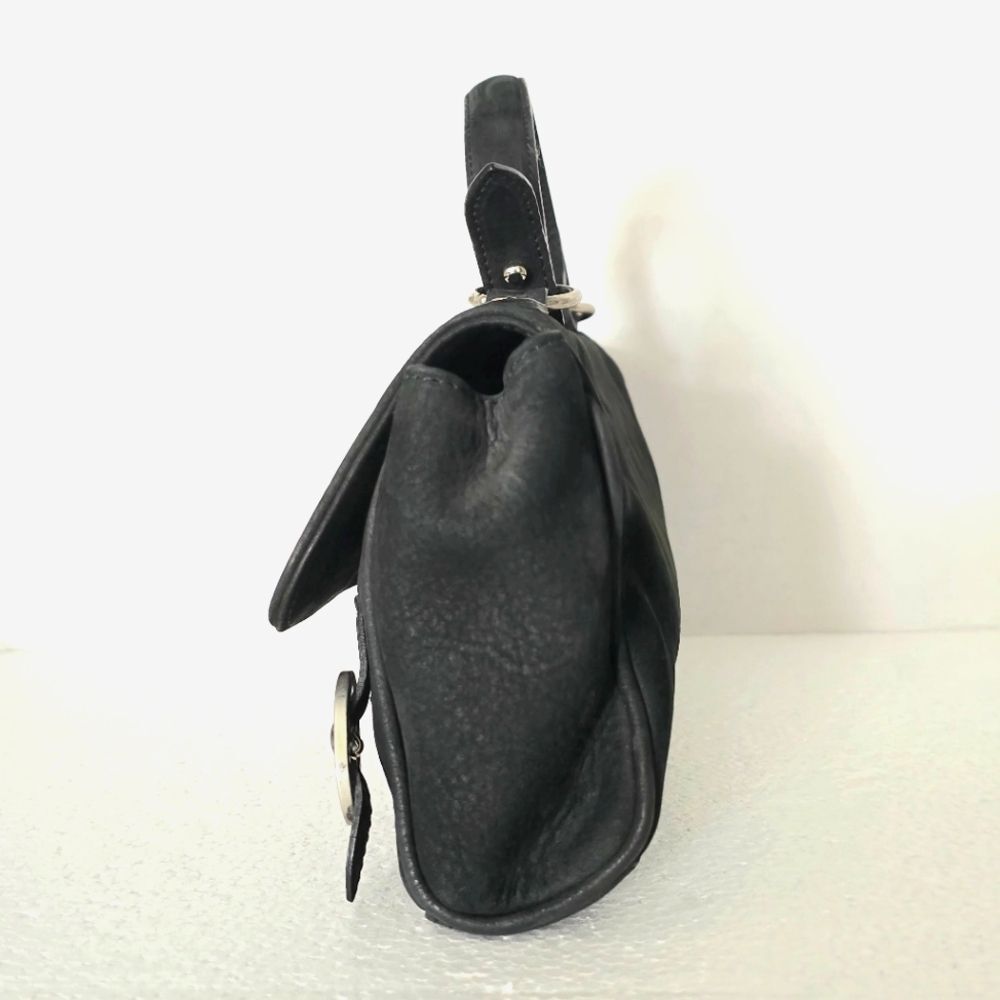 Dolce & Gabbana Black Suede Leather Handbag - Picture 3 of 12